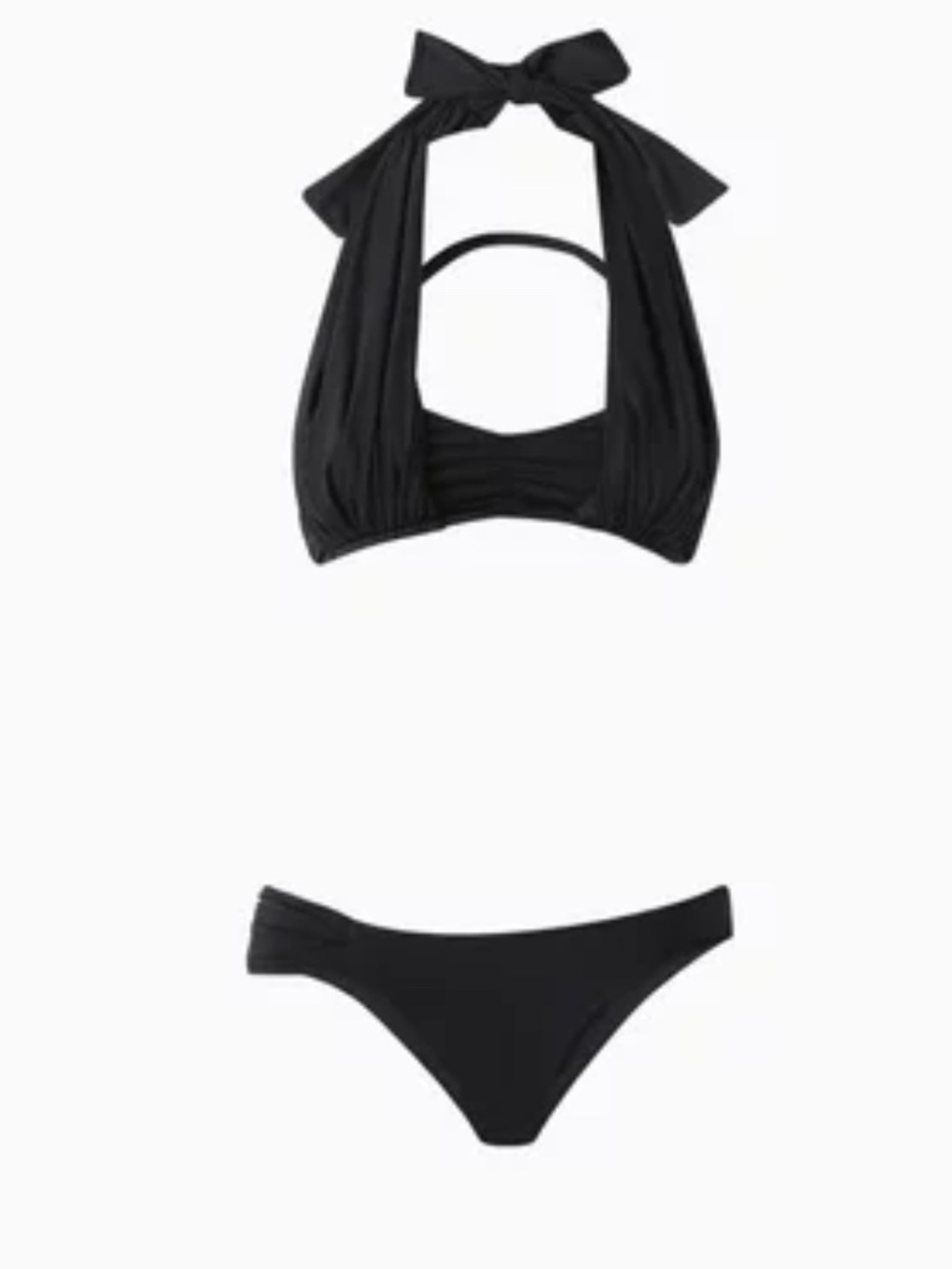 Maygel Coronel's Thalassa bikini set Black